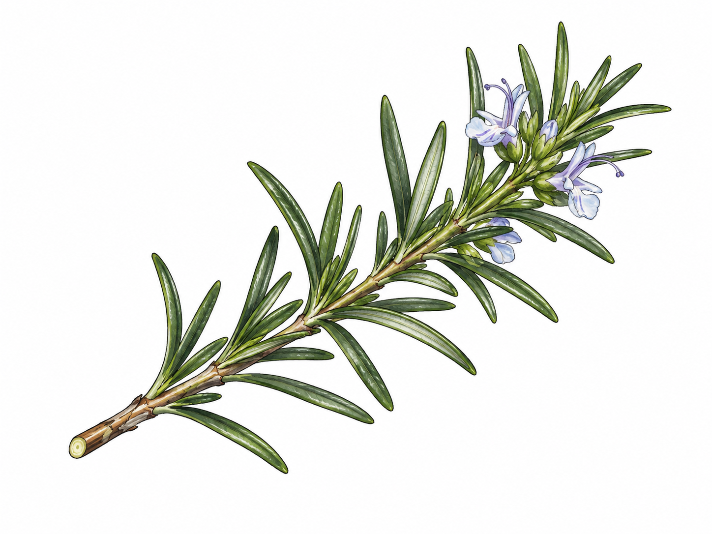 Fresh rosemary sprig.