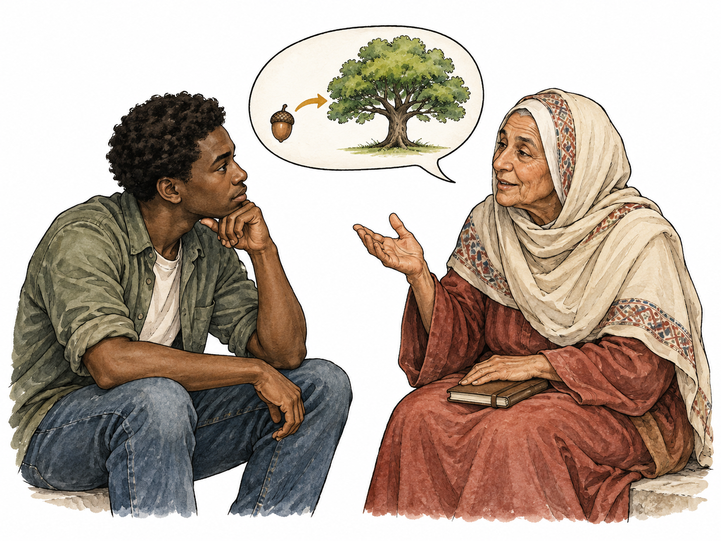 Elder offers concise growth aphorism.