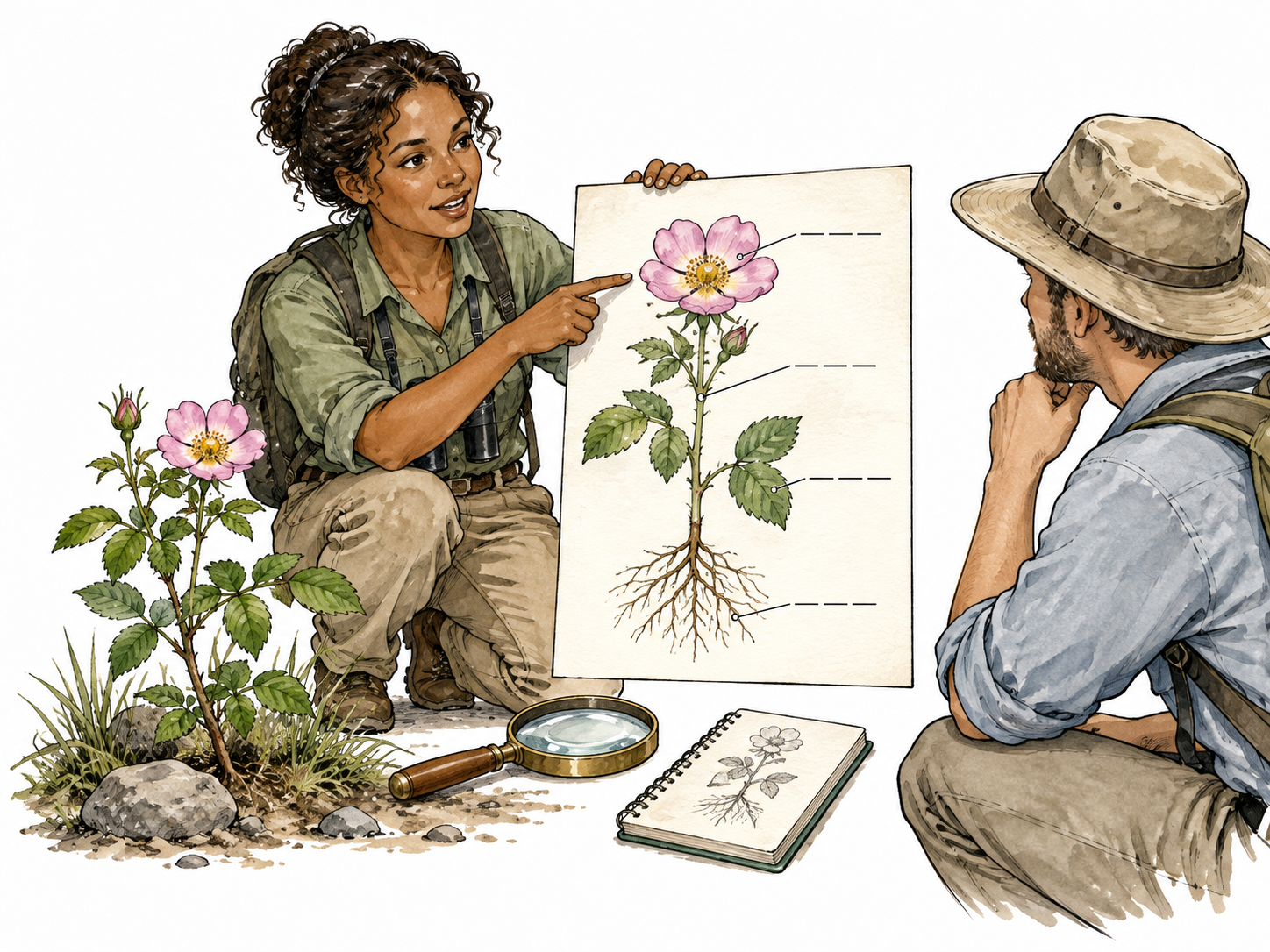 Botanist explains specialist plant labels.