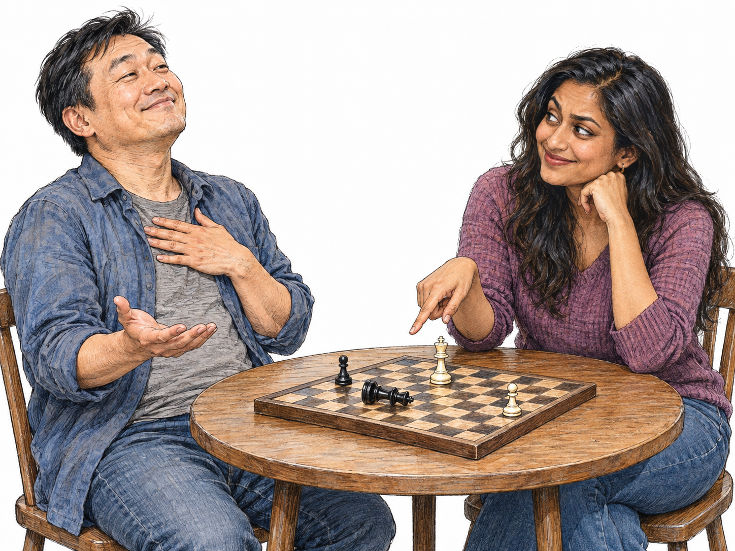 Badinage: light playful teasing in conversation.
