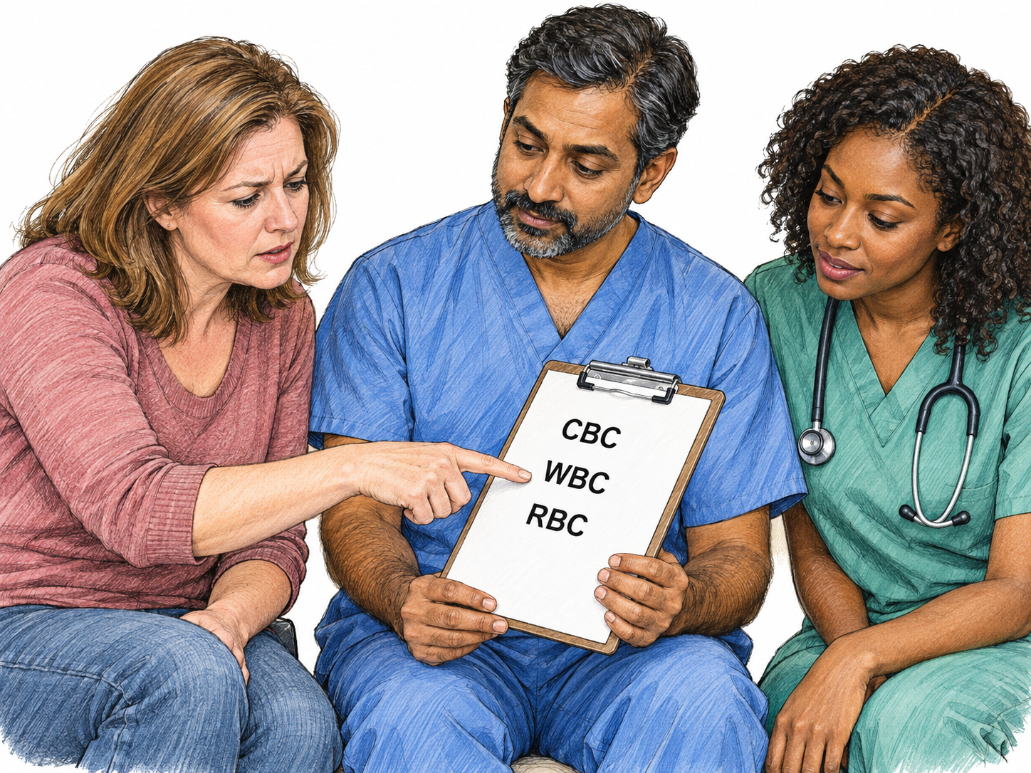 Jargon as professional shorthand in a medical chart, readily understood by clinicians but unfamiliar to a patient.