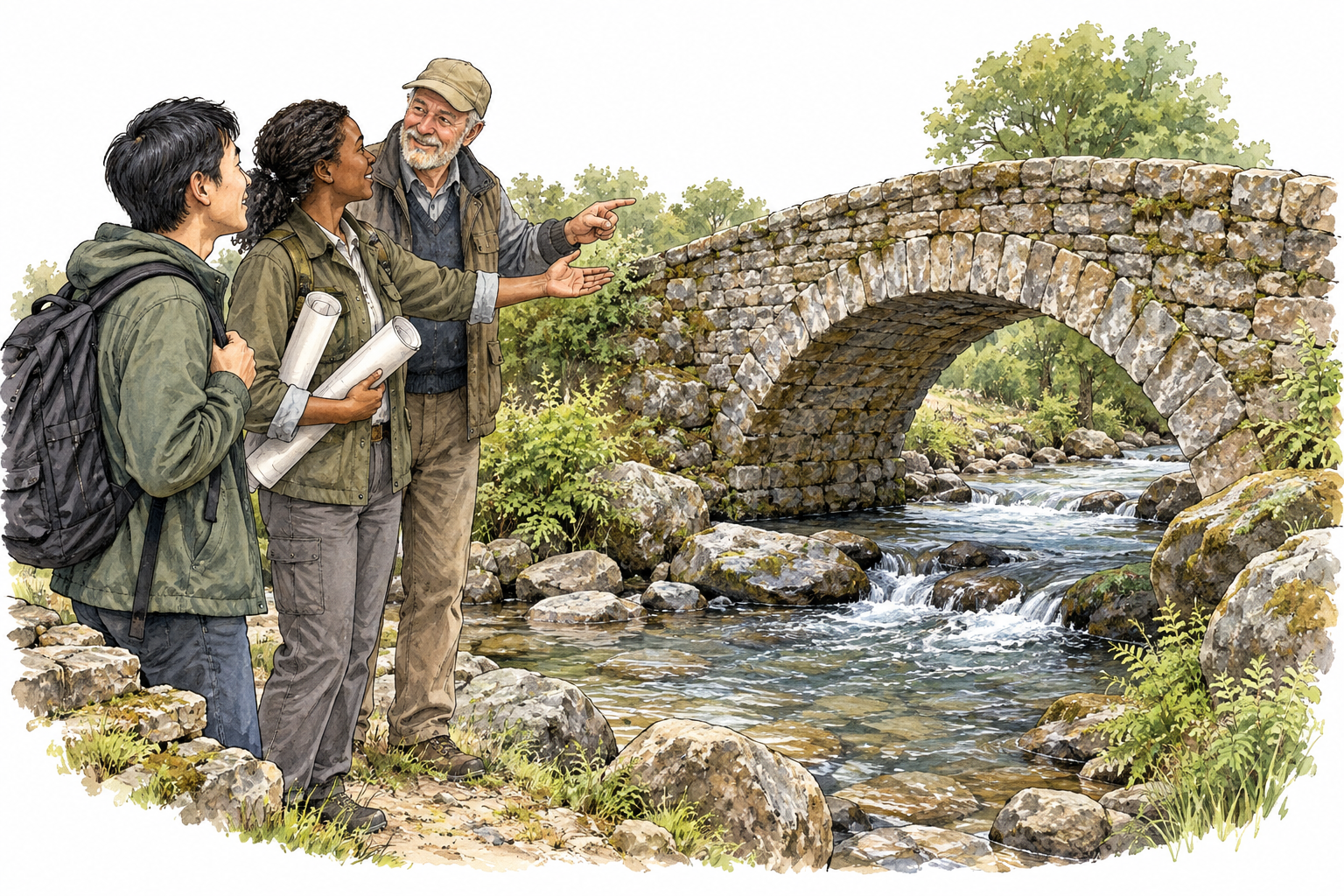 People point to a notably sturdy old bridge as their familiar example of reliability.